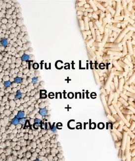 Active Carbon Mixed Cat Litter With Outstanding Deodorization